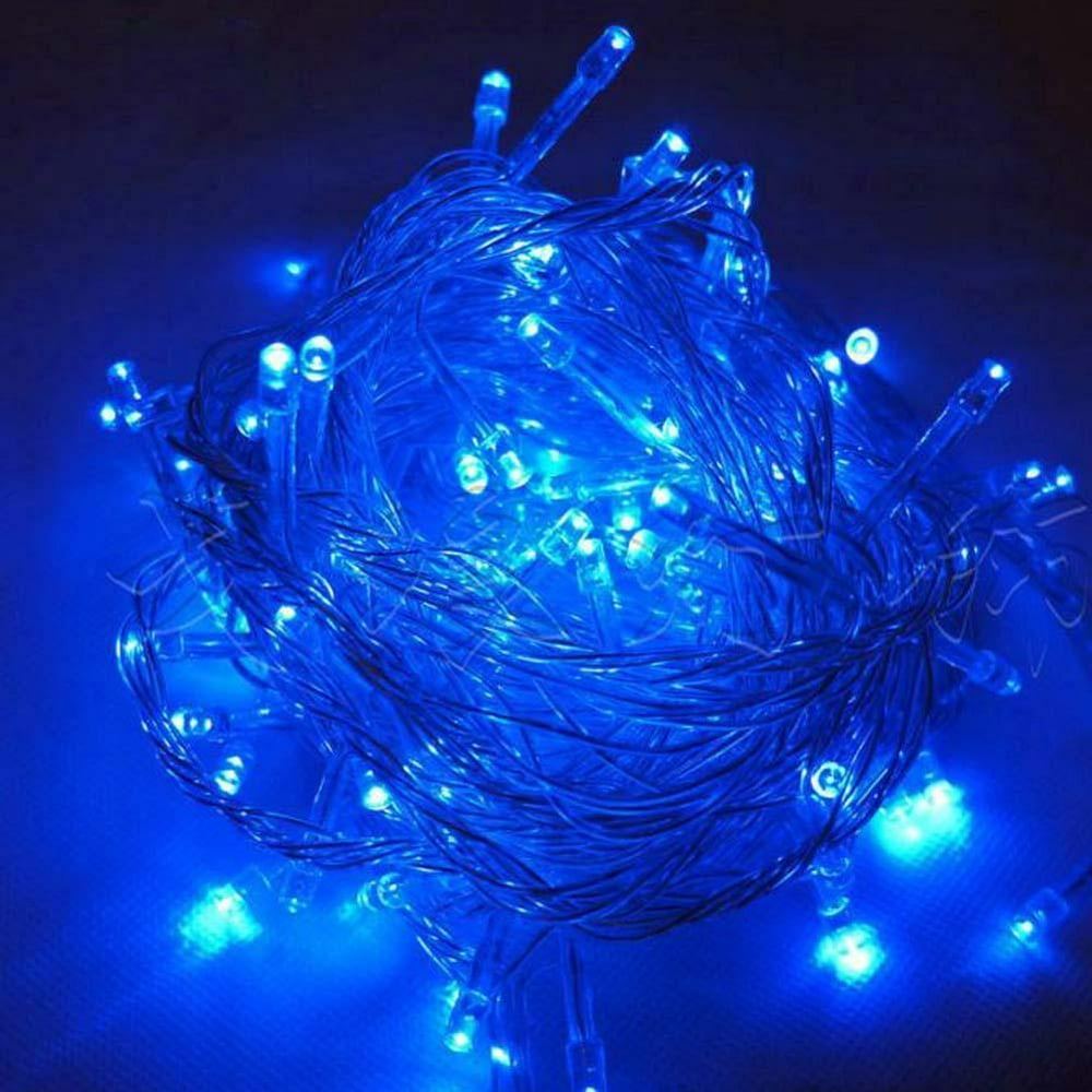 Perfect Holiday 200 LED String Fairy Light - Blue - Walmart.com ...