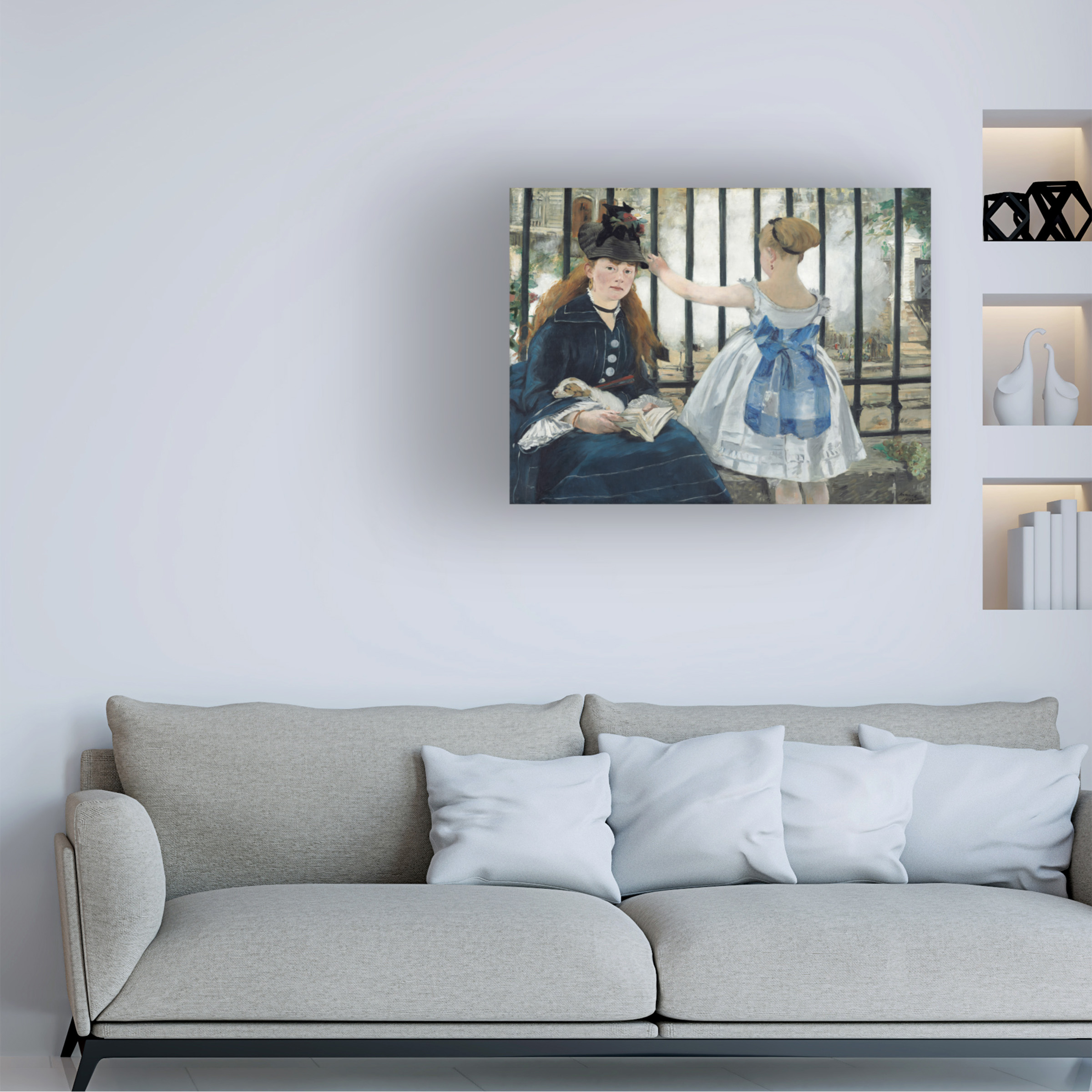 Manet 'The Railway' Canvas Art