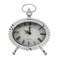 thumbnail image 1 of Stratton Home Decor S15036 Allie Table Clock - Distressed White & Black, 1 of 4