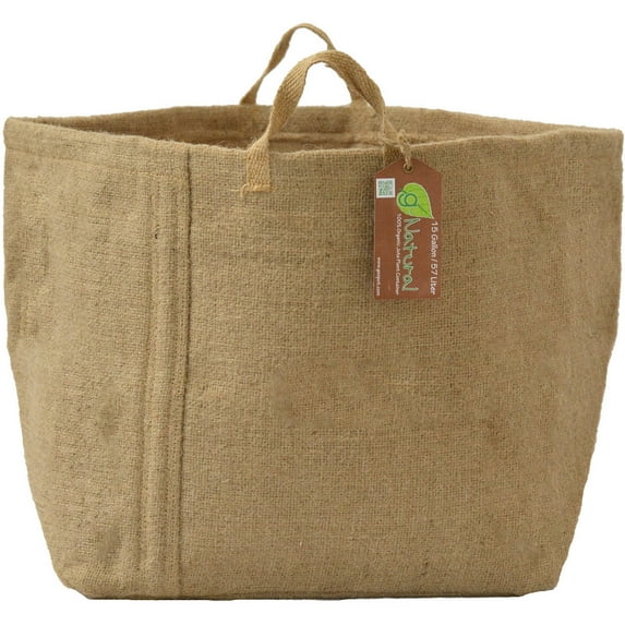 Geopot Gnat15gal-Hn 15 Gal Organic Jute Plant Container