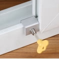 thumbnail image 3 of Seguros para Ventanas Corredizas, Cerraduras de Ventana, Ajustable Cerradura de Ventana Corrediza de Puerta,Cerraduras Antirrobo de Seguridad para Niños,, 3 of 5