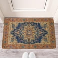 thumbnail image 2 of Retro Door Mat, 17 X 30 Inch Boho Orange Farmhouse Cute Tribal Aesthetic Welcome Doormat Decorative Home Floor Mat, Non Slip Rubber Back and Strong Water Absorption for Outdoor Indoor Entrance Decor, 2 of 6