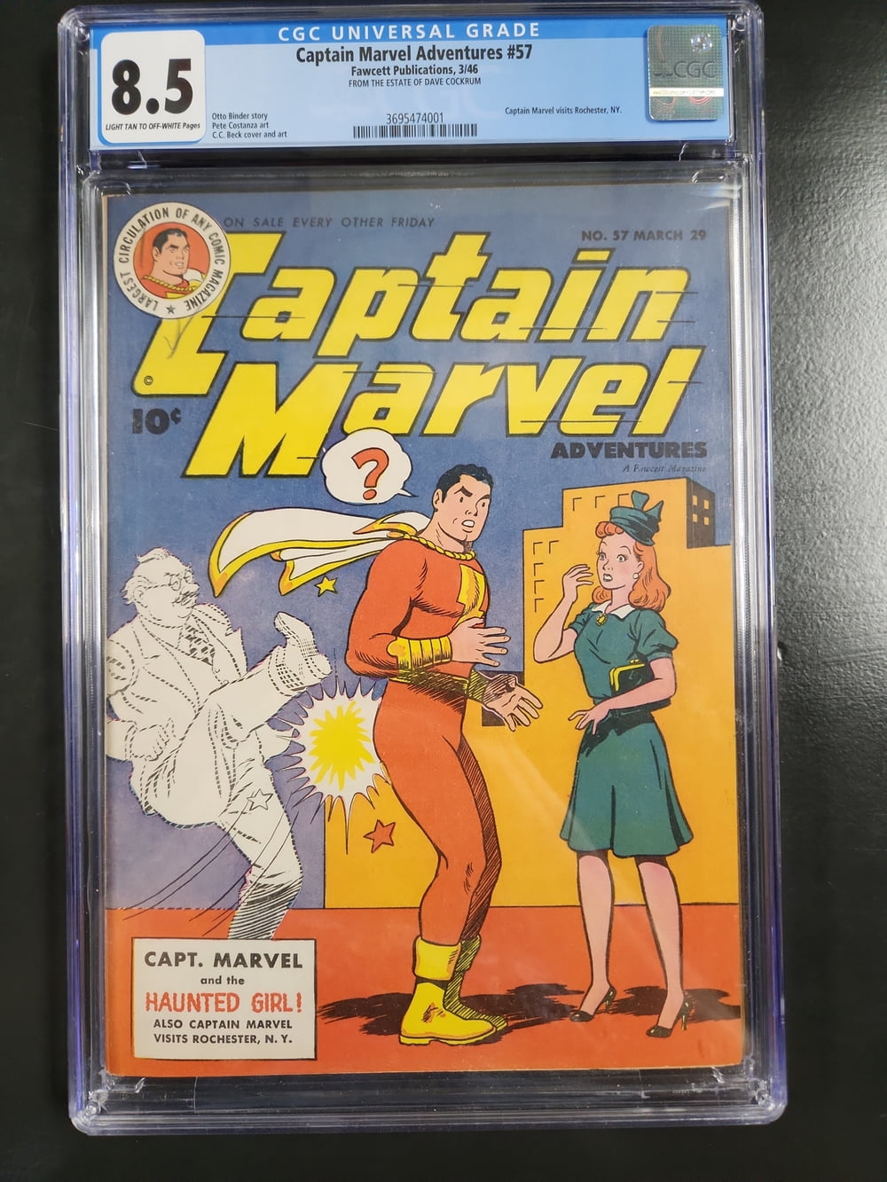 Cover of Captain Marvel Adventures #57
