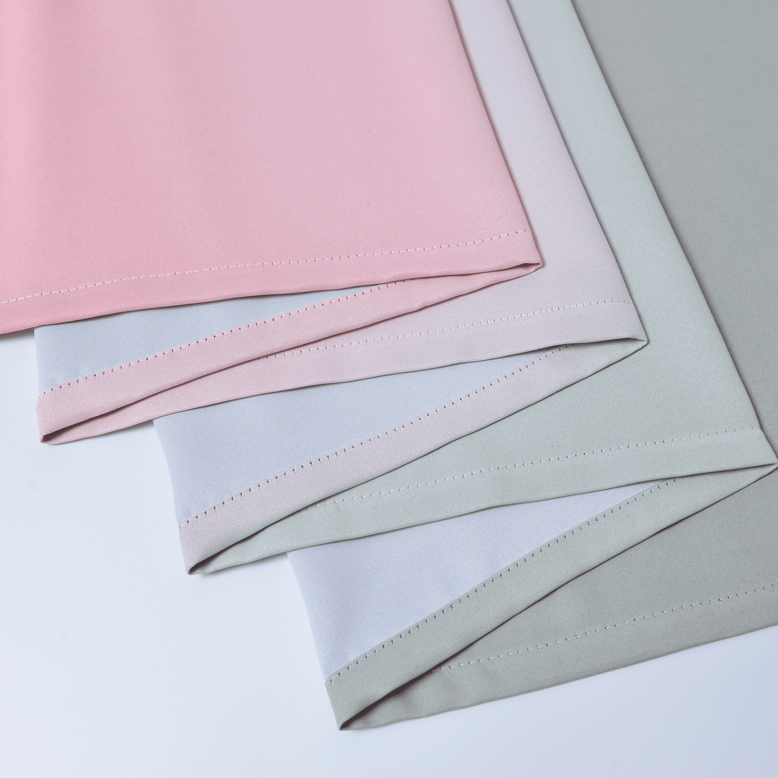 Yakamok Grommet Pink and Grey Ombre Room Darkening Curtains for Living Room/ Bedroom,2 Panels, 52x63 inches