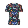 thumbnail image 5 of Wukai The Underwater World Print Men's Short-Sleeved Mesh T-Shirt,Quick-Dry Short Sleeve Workout T-Shirt-3X-Large, 5 of 8