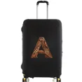 thumbnail image 3 of Housse de Valise Housses de Protection Voyage Anti-Rayures Housse Anti-Poussière Réutilisable Motif Imprimé Bois 8 Lettres TG, 3 of 6