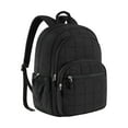 thumbnail image 2 of Laptop Backpack for Women 2026 Work Travel Casual Daypack Gift Fashion Cute Solid Color College Bags Black 17.3 In, 2 of 5