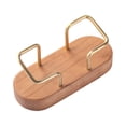 thumbnail image 2 of Soporte para tarjetas de visita de madera, capacidad para 75 tarjetas, para hombres y mujeres, organizador, marco de exhibición para escritorio, ofici B shamjiam tarjetero, 2 of 8