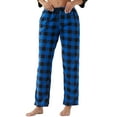 thumbnail image 2 of YUSHOW Women Fleece Pajama Pants Buffalo Plaid Pjs Bottoms Soft Comfy Sleep Lounge Pj Pants M, 2 of 8