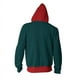 thumbnail image 3 of Disfraces de cosplay de Miles Morales para hombre, chaqueta con cremallera con impresión 3D, sudaderas de anime, sudaderas verdes con capucha, ropa de Halloween, 3 of 5