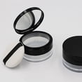 thumbnail image 1 of serony Powder Box Empty Case Makeup Mirror Empty Case Tool Cosmetic Box Multifunctional Glass Dustproof Black Pink Compact Size Long-lasting Black, 1 of 9