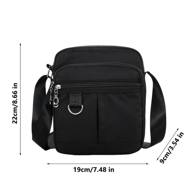 Bolsas Crossbody para las Mujeres Bolsa Crossbody, Bolsa de Tela de Nylon, Multi Compartimento Bolso de Tamaño Medio, Bolsa de Hombro Casual de Edad Media Bolsas Crossbody Pequeñas para las Mujeres