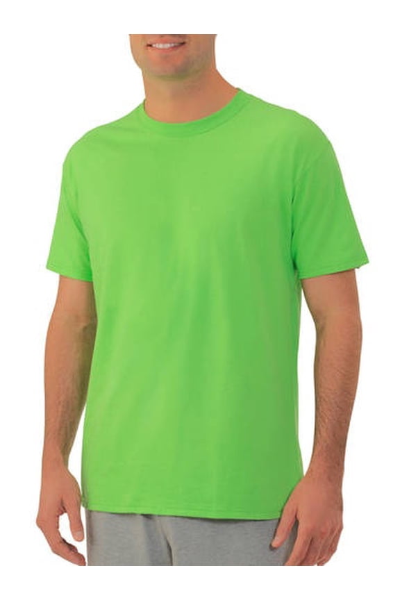 Men's Dual Defense UPF Crew T Shirt, Available up to sizes 4X