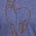 thumbnail image 3 of CafePress - Cute Alpaca Mens Tri Blend T Shirt - Mens Tri-blend T-Shirt, 3 of 4