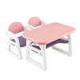 Costway 3Piece Kids Table and Chair Set Toddler Activity Study Desk