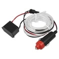 thumbnail image 1 of 2 Metros/6 Pies Neón EL Cable Tira Hielo Azul Luz Resplandor para Coche Interior, 1 of 1