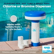 440 Pool Floater Dispenser Spa, Hot Tub, Small Pool. 1 Tab (Tab NOT Included)