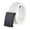 White, variant on Stretchy Waist Belt for Women Men Women Fashion Waist Narrow Dress Pants Buckle Canvas Waistband Fashion Casual Womens Belts