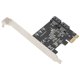 thumbnail image 2 of Tarjeta de expansión PCIE a SATA de 6 Gbps con rendimiento estable Tarjeta de expansión PCIE a 2 SATA3.0 para computadora de escritorio, 2 of 5