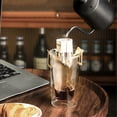thumbnail image 4 of Double Wall Stemless Drinking Glass for Hot and Cold Drinks, Clear Borosilicate Glass Coffee Cups, 4 of 7