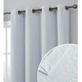 thumbnail image 3 of THD Passaic Geometric 100% Blackout Total Privacy Energy Efficiency Window Grommet Curtains - Pair, 3 of 35