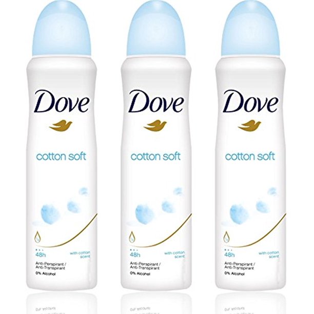 Dove Cotton Soft AntiPerspirant Deodorant Spray 48 Hour Protection