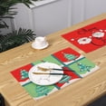 thumbnail image 5 of Juego de 4 manteles individuales navideños para mesa, tapete de cocina navideño para vacaciones de invierno, tapete para comedor, accesorio de Año Nuevo feliz, 5 of 5