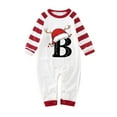 thumbnail image 2 of Aayomet Matching Family Pajamas Set Striped Christmas Pajamas Sleepwear Dad Mom PJs, 2 of 5