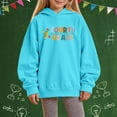 thumbnail image 2 of Chandail en Molleton Tween Garçons Manches Longues Imprimé Chandail en Molleton à Capuche Filles Chandails en Molleton Col Rond Chandail Tops Vêtements d'Automne Vêtements Fille 11-12 Ans, 2 of 4