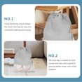 thumbnail image 3 of 10 Uds. Bolsas de almacenamiento con cordón, bolsas portátiles para zapatos, bolsa organizadora de zapatos de viaje con ventanas transparentes, 3 of 6