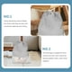thumbnail image 3 of 10 Uds. Bolsas de almacenamiento con cordón, bolsas portátiles para zapatos, bolsa organizadora de zapatos de viaje con ventanas transparentes, 3 of 6