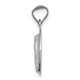 thumbnail image 2 of 14k White Gold Our Lady of Guadalupe Circle Pendant, 2 of 5
