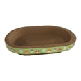 thumbnail image 1 of Rascador ovalado para gatos, almohadilla para rascar, sofá tipo nido para gatos pequeños, medianos y grandes, tabla rascadora corrugada, para 55cmx37cm verde, 1 of 8