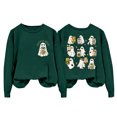 thumbnail image 1 of WEAIXIMIUNG Chandail en Molleton Personnalisé avec Photo Chandail Tendance pour Femmes Imprimé Lettre Col Rond pour Automne & Hiver, 1 of 3