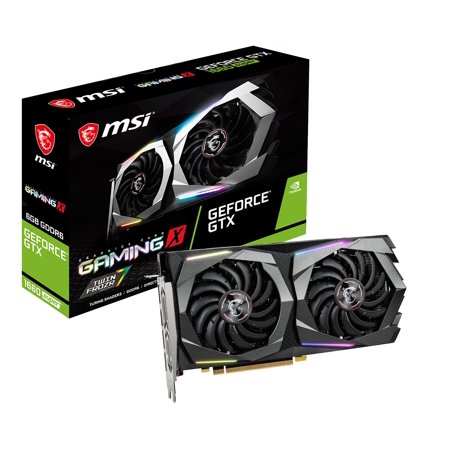 MSI Gaming GeForce GTX 1660 Super 192-bit HDMI/DP 6GB GDRR6 HDCP Support DirectX 12 Dual Fan VR Ready OC Graphics Card (GTX 1660 Super Gaming X)