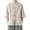 A-Khaki326, variant on Men's Mandarin Collar Button Front Shirt Long Sleeve Relaxed Fit Everyday Casual Tunic