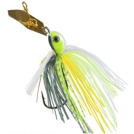 UPC: 0879020000037 | Z-Man Fishing Lure CBW-PZ38-04 Weedless Chatterbait 3/8oz Chartreuse Sexy Shad
