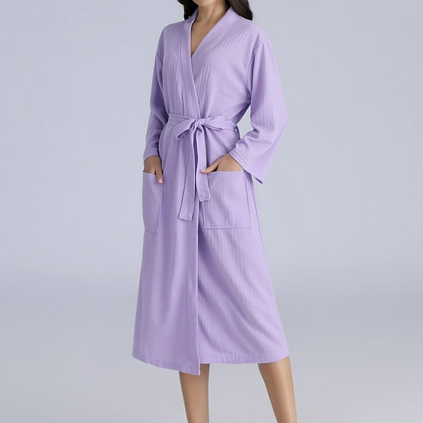 Batas de invierno para mujer, camisón cálido, albornoz para parejas, camisón de invierno para hombre y mujer, pijamas para mujer.