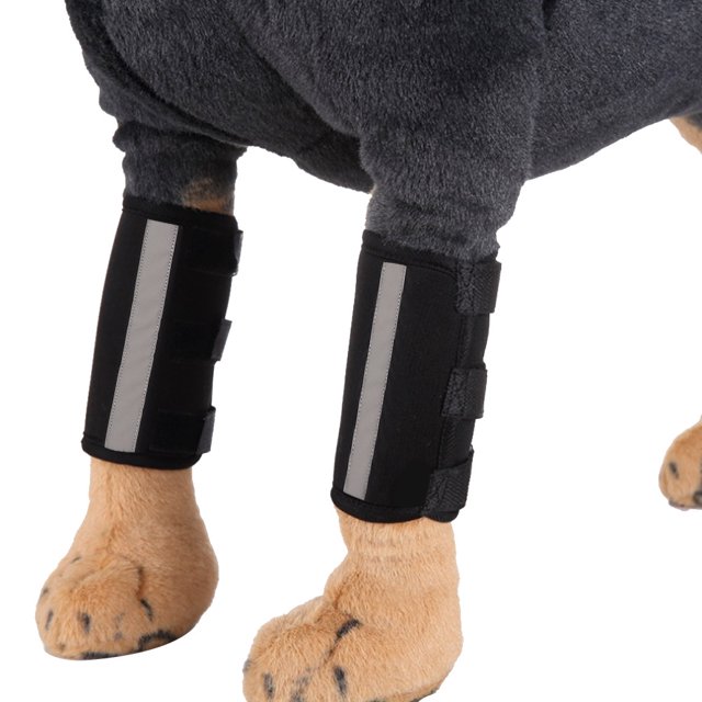 Protector de rodillas para mascotas, almohadillas para patas delanteras de perro, vendajes de compresión para patas, protector de codo para perro, lo mejor en su clase