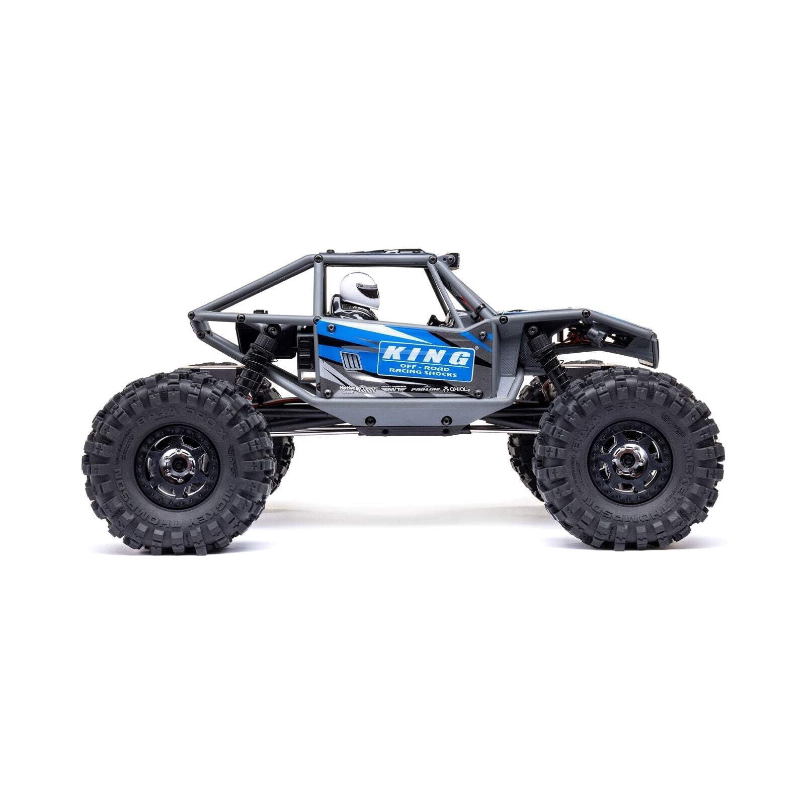 Axial 1/18 UTB18 Capra 4WS 4X4 RTR Brushed Rock Crawler Battery & Charger Included Blue AXI-1750T1