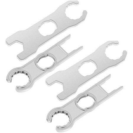 

2 Pairs Solar Connector Wrench Aluminum Alloy Portable Solar Connector Spanner Solar Panel Cable Assembly and Disassembly Tool for Installation Maintenance