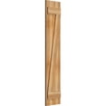thumbnail image 2 of 10 3/4"W X 54"H Timbercraft Two 5 3/8" Boards Joined Board-N-Batten Shutters W/Z-Bar, Rough Sawn Western Red Cedar (Per Pair), 2 of 13