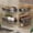 Black, variant on 40cm Single-Tier No-Drill Kitchen Shelf with 4 Hooks - Multifunctional Dish Drying Rack for Sink & Countertop, Wall Mounted Spice Organizer
