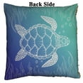 thumbnail image 2 of PKQWTM Sea Turtle In Line Reversible Mermaid Cushion Cover Home Decor Sequin Pillow Case Size 16x16 inches, 2 of 2