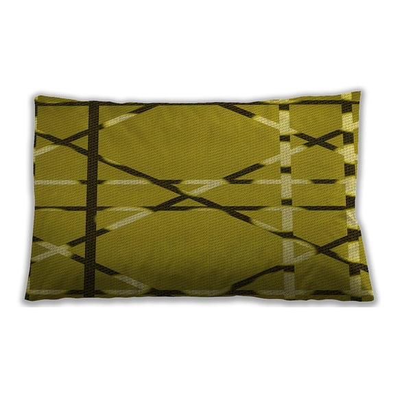 Ahgly Company Indoor Rectangular Contemporary Lumbar Throw Pillow, 13 inch by 19 inch