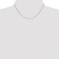 thumbnail image 4 of Auriga Fine Jewelry 14K White Gold .65mm Spiga Chain Necklace 16 inch for Women, 4 of 4