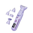 thumbnail image 1 of Lady Shaver Cabello eléctrico Cabeza de cabello impermeable Bajo ruido compacto USB Ceo de peinado facial para el cabello facial para la cara de la Púrpura, 1 of 8