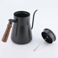 thumbnail image 5 of Hand Pour over Kettle Wooden Handle Hand Pour over Kettle Narrow Mouth Kettle Drip Coffee Hand Pour over Kettle D, 5 of 6