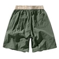 thumbnail image 4 of Men's Summer Casual And Comfortable Drawstring Pocket Elastic Waist Shorts Basic Business Travel Pants Men, 4 of 4