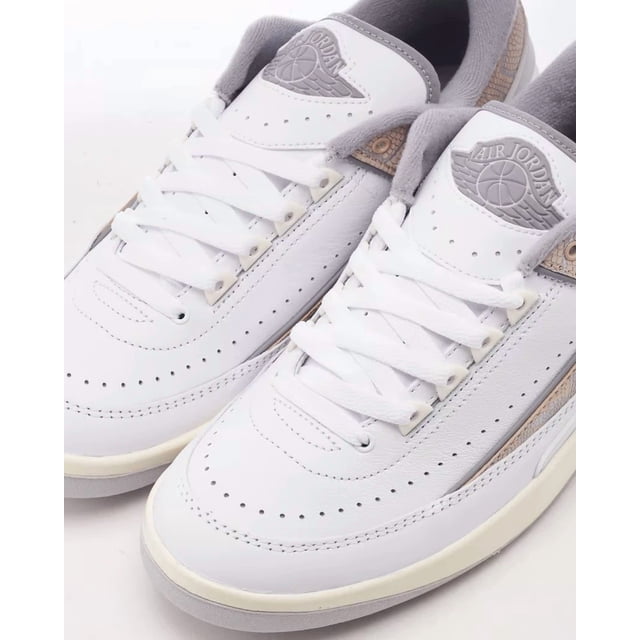 Ni - ke New Ni - ke Air Jordan 2 Low 'Python' Shoes - White (DV9956-100) US 11